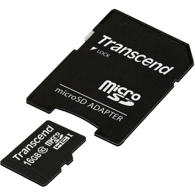 Transcend MicroSDHC Card - 16GB — image 2