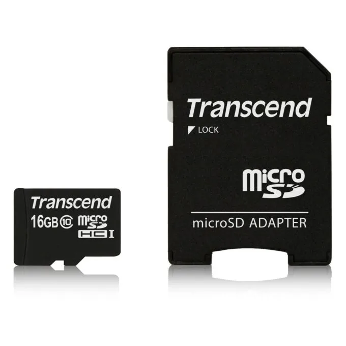 Transcend MicroSDHC Card - 16GB — image 1