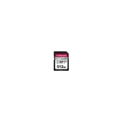 Transcend SDXC Card - SDC340S - 512GB, read up to 160 MB/s, write up to 90 MB/s