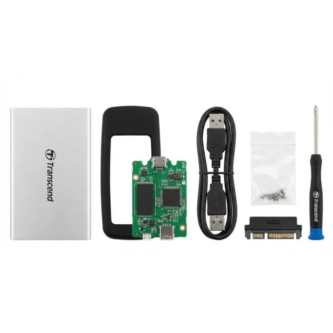 TRANSCEND StoreJet 25CK3 SSD/HDD 2.5-Inch SATA 6Gb/s Empty Enclosure Kit — image 1