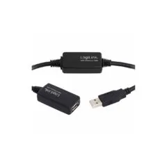 UA0145 EXT CBL 15m USB2.0 BLK LOGILINK