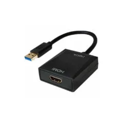 UA0233A 0.15m USB3.0 A M TO HDMI A F ADAPTER 1080p BLACK LOGILINK