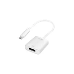 UA0246A - USB TYPE-C ADAPTER, C M TO DP F, 4K 60 HZ, WHITE, 0.15 M LOGILINK