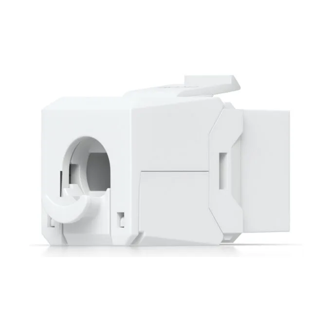 Ubiquiti Cat6 Keystone Jack - UACC-Keystone-Jack-C6 - Flat White RJ-45 to LSA Female, 12-pack — image 5
