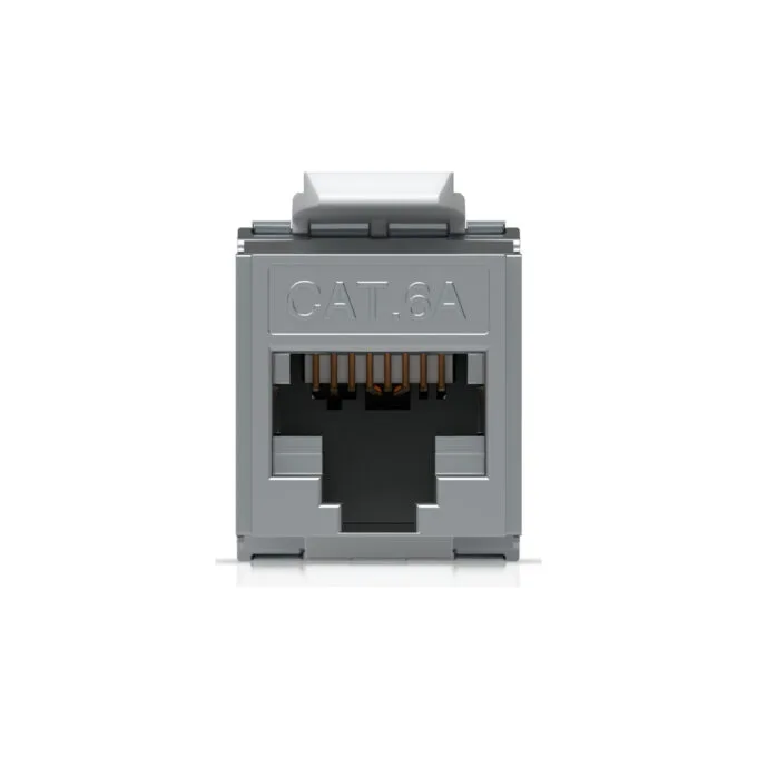 Ubiquiti Cat6A Keystone Jack - UACC-Keystone-Jack-C6A - Metallic Shielded RJ45, Cat6A, 12-pack — image 4