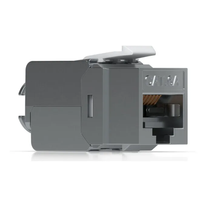 Ubiquiti Cat6A Keystone Jack - UACC-Keystone-Jack-C6A - Metallic Shielded RJ45, Cat6A, 12-pack — image 6