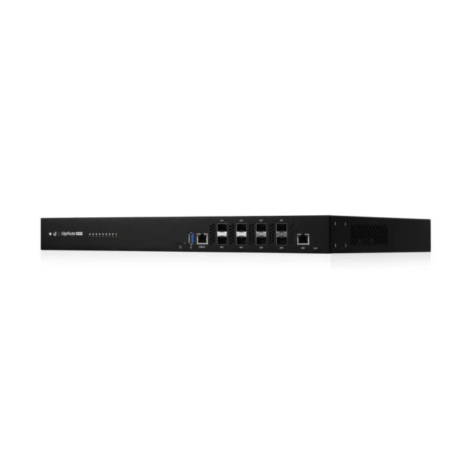 Ubiquiti EdgeRouter ER-8-XG - 1U Rackmount - 8x SFP+ 10Gb, 16GB DDR4, 1.8GHz CPU, 4GB Flash, Black — image 1