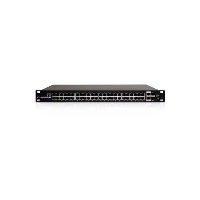 Ubiquiti EdgeSwitch ES-48-500W - 48x Gigabit + 2 SFP + 2 SFP+ | 500W PoE, Rackmount 1U, Black — image 1