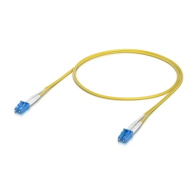 Ubiquiti Fiber Patch Cable - UACC-OFC-S2-LULU-1M-50 - OS2 single-mode, LC-LC, 1 m, Yellow, 50-pack — image 1