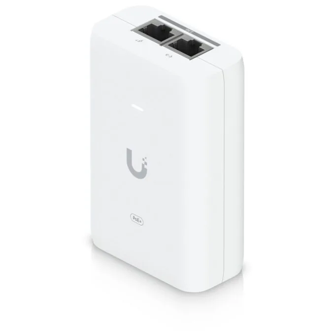 Ubiquiti PoE+ Adapter Injector - UACC-POE+-2.5G - White, 2.5GbE, 48V, 30W — image 1