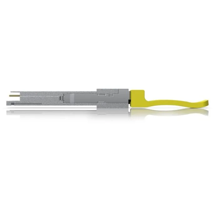 Ubiquiti QSFP28 Module 100G PSM4 - UACC-OM-QSFP28-PSM4 - QSFP28, SMF, MPO-12, 2km, 1310nm, Grey/Yellow — image 3