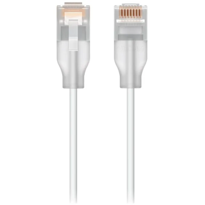 Ubiquiti UACC-Cable-Patch-EL - Cat6 0.15m Patch Cable - Translucent White - 24-Pack — image 1
