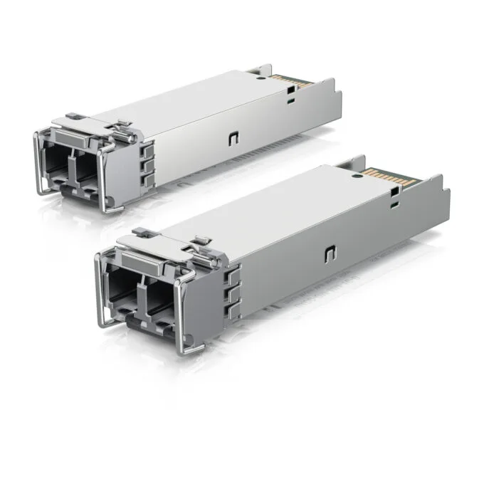 Ubiquiti UACC-OM-MM-1G-D-2 - SFP Multimode Transceiver 1.25Gbps LC Duplex 850nm 550m Stainless Steel — image 2