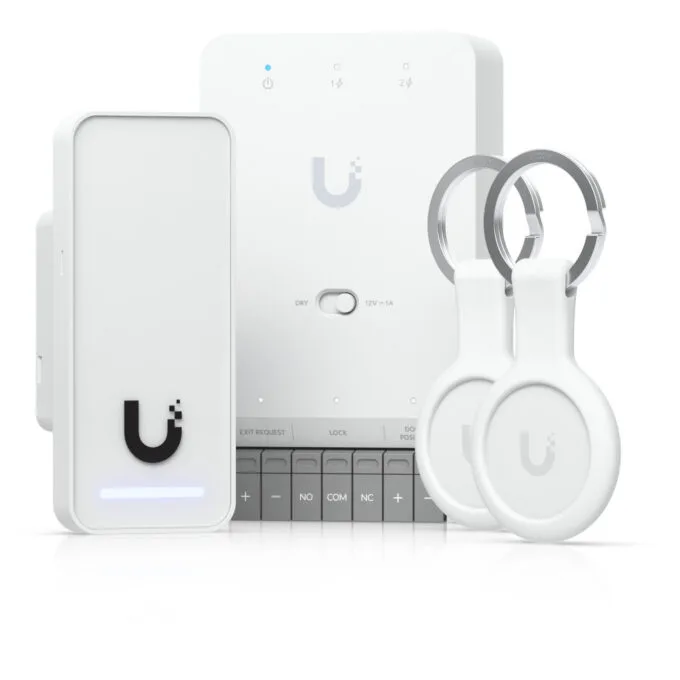 Ubiquiti UniFi Access Starter Kit - UA-G3-SK - Grey/White, PoE hub & reader, Metal & PC housing — image 1