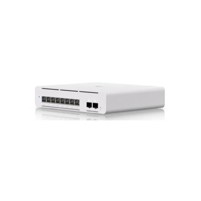 Ubiquiti UniFi Pro XG Switch - USW-PRO-XG-8-POE - 8x 10G RJ45 & 2x SFP+, PoE++ 155W, Managed L2/L3, Grey — image 1