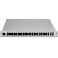 Ubiquiti UniFi Switch Pro - USW-PRO-48 - 48x Gigabit, 4x 10G SFP+, Silver, 1U Rackmount