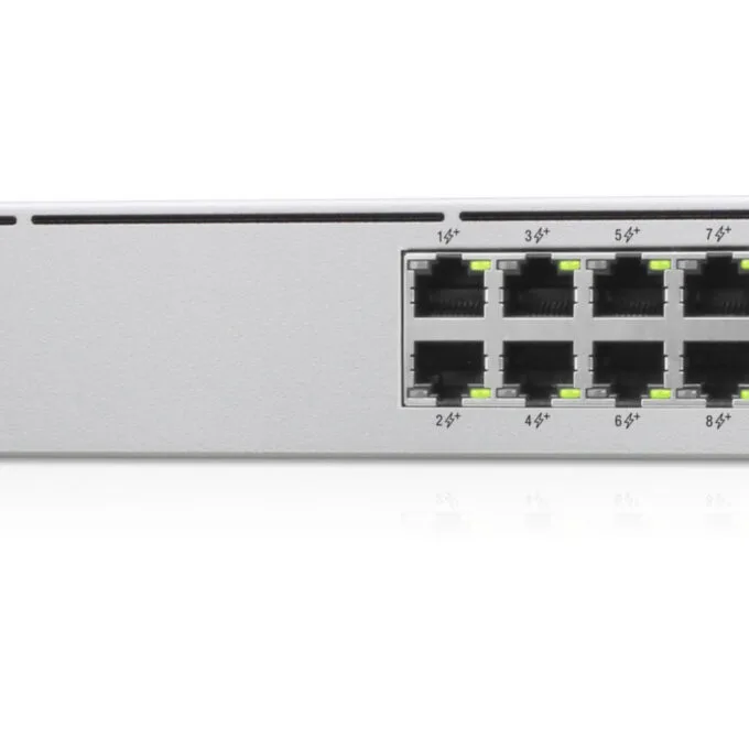 Ubiquiti UniFi Switch - USW-16-POE - 16-Port Gigabit Managed L2/L3 PoE, 2 SFP, Touchscreen — image 3