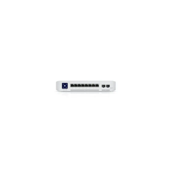 Ubiquiti UniFi Switch - USW-ENTERPRISE-8-POE - 8x 2.5G RJ45, 2x SFP+, PoE+ 120W, L3 Managed, Stainless Steel — image 1