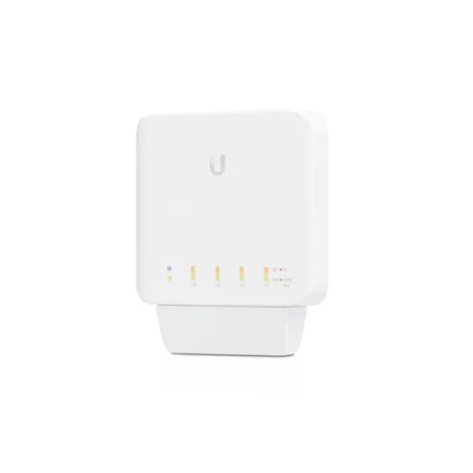 Ubiquiti UniFi Switch - USW-Flex - 5‑Port Gigabit (4x PoE), L2 Managed, White — image 1