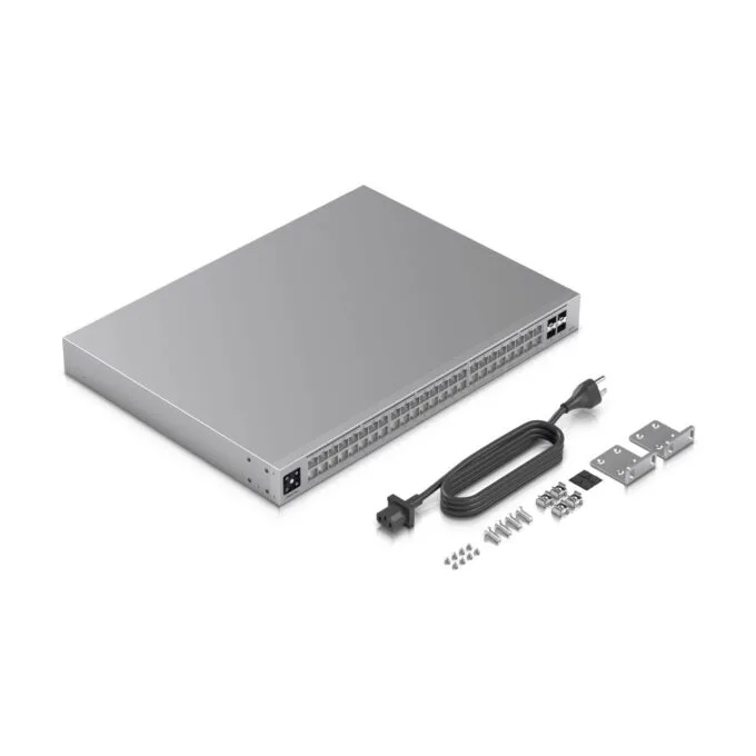 Ubiquiti UniFi USW-PRO-MAX-48 M RM - 48x Multi-Gig (32x 1G + 16x 2.5G) + 4x SFP+ - L3 Managed, 1U, Grey — image 3