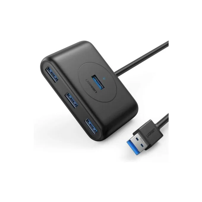 UGREEN 4-in-1 USB-A Hub 0.5 m - 20290 - Black, USB 3.2 Gen 1 — image 1