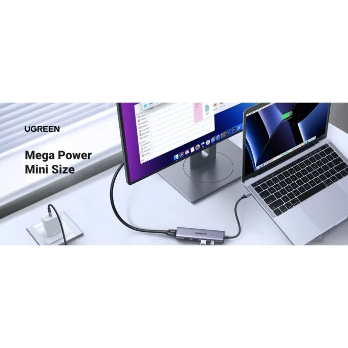 UGREEN Revodok 5-in-1 4K HDMI USB-C Hub with 3x USB-A 3.0 — image 2
