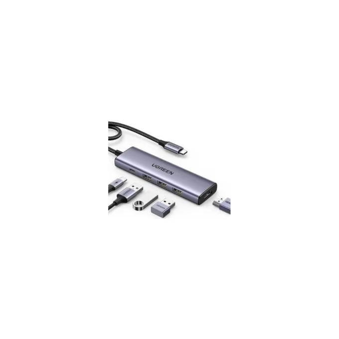 UGREEN Revodok 5-in-1 4K HDMI USB-C Hub with 3x USB-A 3.0 — image 1