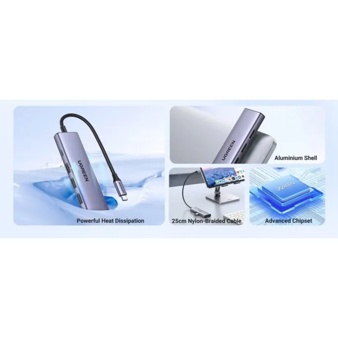 UGREEN Revodok 5-in-1 4K HDMI USB-C Hub with 3x USB-A 3.0 — image 8