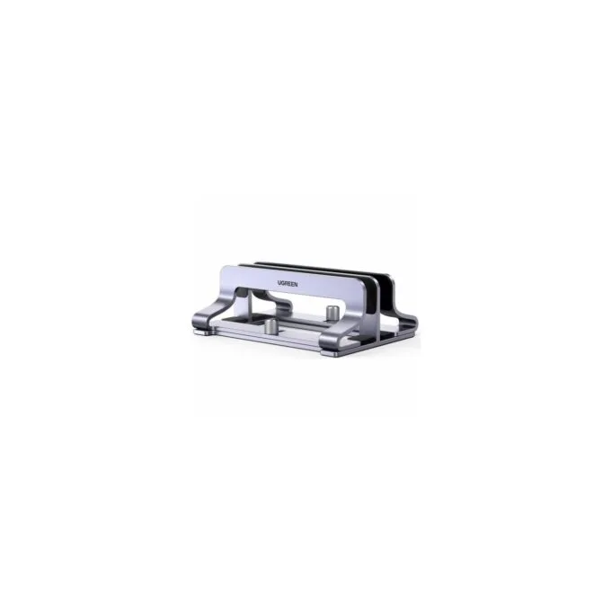 UGREEN Vertical Laptop Stand Dual-slot - 60643 - Grey, Aluminium — image 1