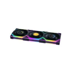 UNIFAN SL Wireless LCD 120 - UNIFAN SL - 3x120mm Black Case Fans with Wireless Controller - ARGB 5V