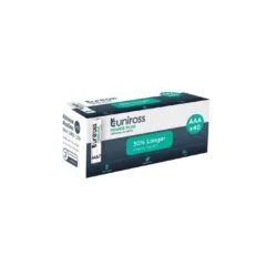 Uniross Alkaline AAA Power Plus - Box of 40 Pcs