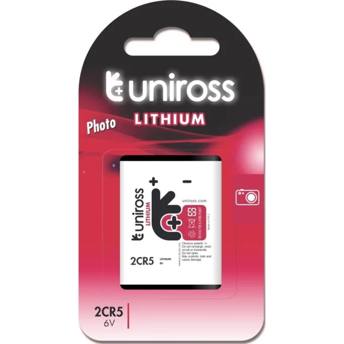 Uniross Battery - 2CR5 - 6V Lithium Battery — image 1