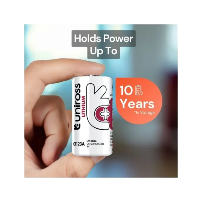 Uniross Lithium Battery - CR123A - 3V — image 3