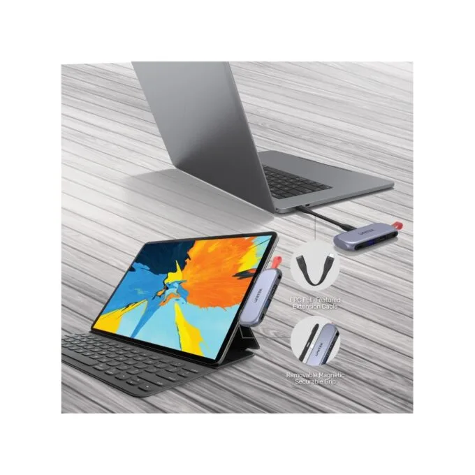 Unitek 4in1 Plugin USB-C Hub - D1070A - iPad Pro-Air — image 2