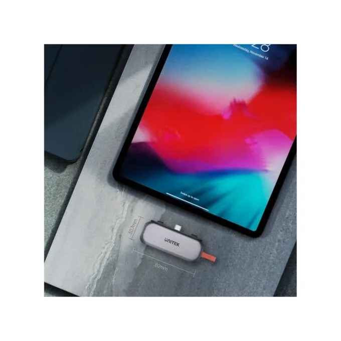 Unitek 4in1 Plugin USB-C Hub - D1070A - iPad Pro-Air — image 3