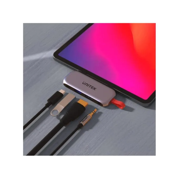 Unitek 4in1 Plugin USB-C Hub - D1070A - iPad Pro-Air — image 4