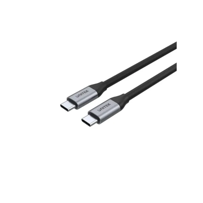Unitek C14082ABK USB-C Cable PD100W 4K60Hz 10Gbps 1.0m — image 1