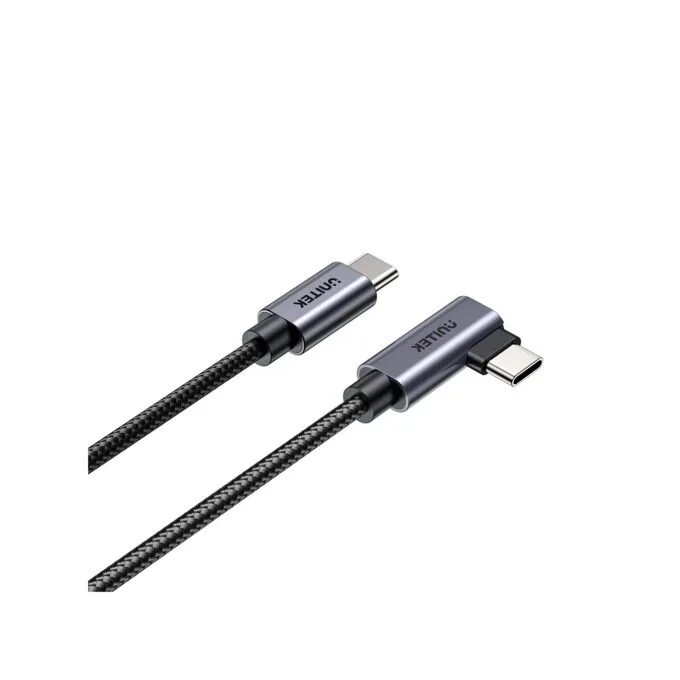 Unitek C14123BK-2M USB-C PD100W L-Shape 2m Cable — image 3