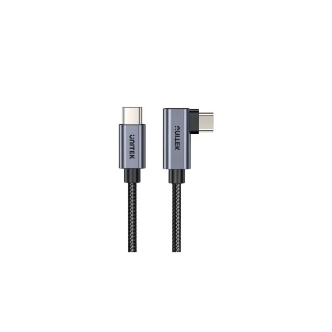 Unitek C14123BK-2M USB-C PD100W L-Shape 2m Cable — image 1