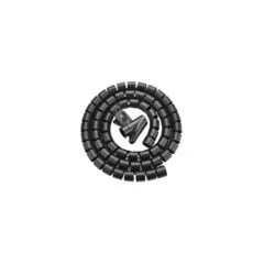 Unitek Cable Organizer Spiral Wrap with Clamp 22 mm 25.0m - OT1102ABK-25M - 22 mm 25.0m