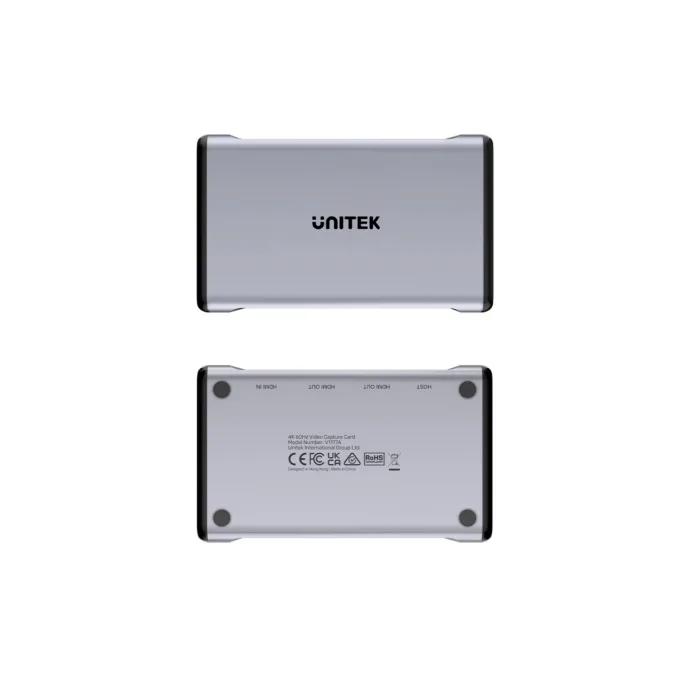 Unitek Capture Card - V1177A - 4K60Hz 3.5mm Audio & Dual HDMI Loop Out — image 3