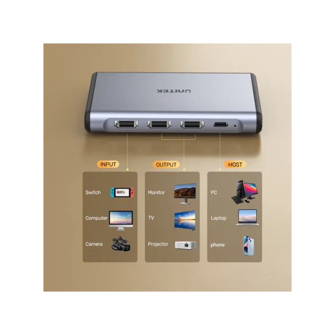 Unitek Capture Card - V1177A - 4K60Hz 3.5mm Audio & Dual HDMI Loop Out — image 7