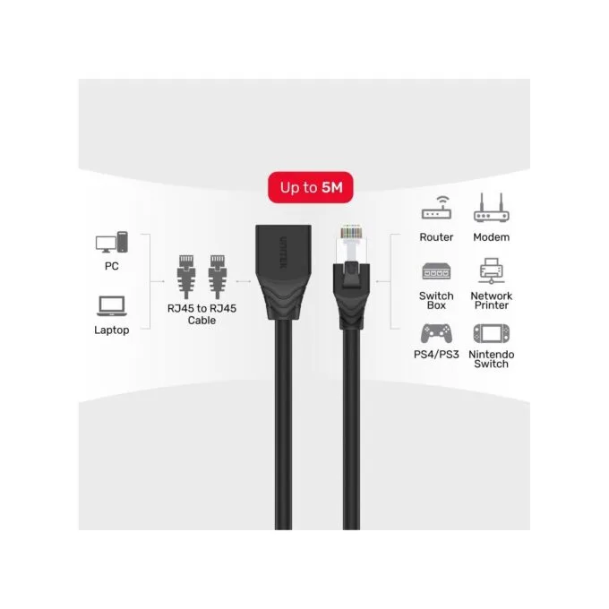 Unitek CAT6 M-F Extension Cable - C1896BK-3M - CAT6 M-F Extension Cable 3.0m — image 4