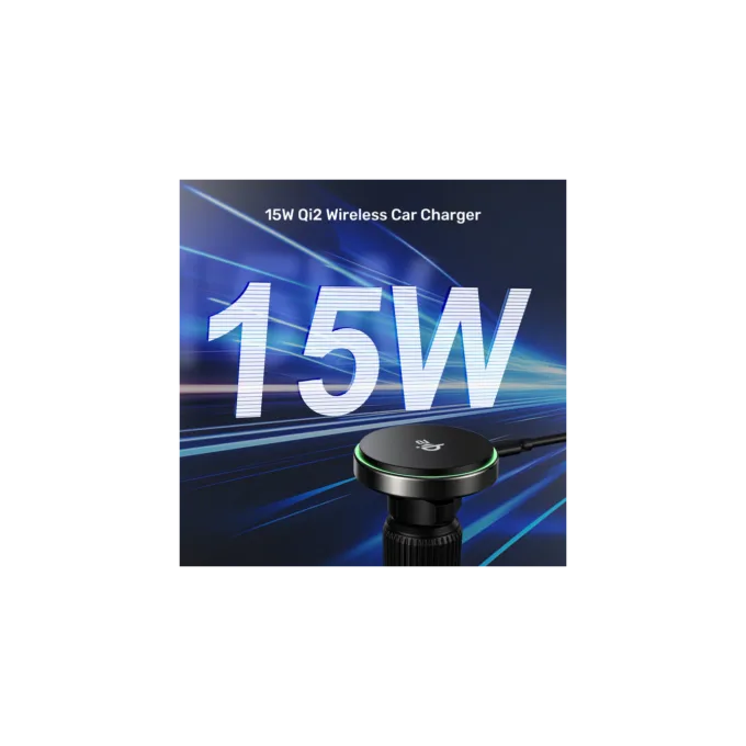 Unitek Charge Car Wireless Qi2 Magnetic 15W & AirVent Mount - P1404A - Charge Car Wireless Qi2 Magnetic 15W & AirVent Mount — image 5