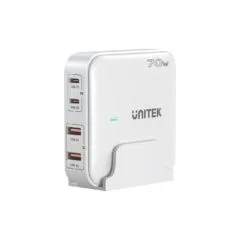 Unitek Charge Desktop - P1228AWH - 70W 4in1 GaN Charger White