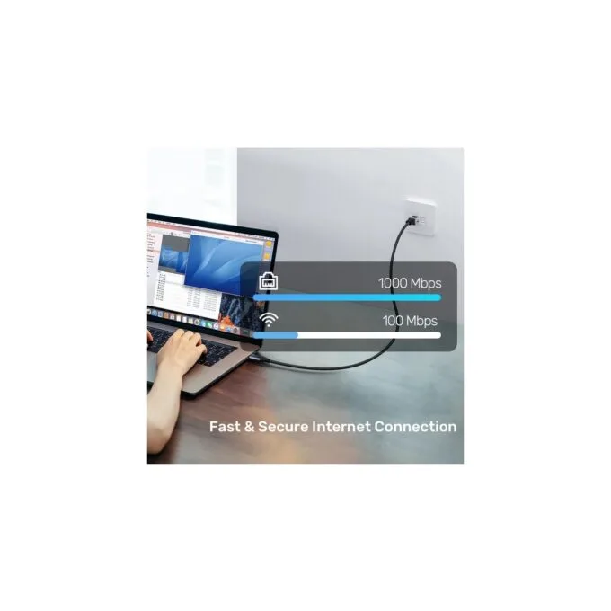 Unitek Converter - C18148AGY-1M - USB-C to Gigabit Ethernet Cable 1.0m — image 2