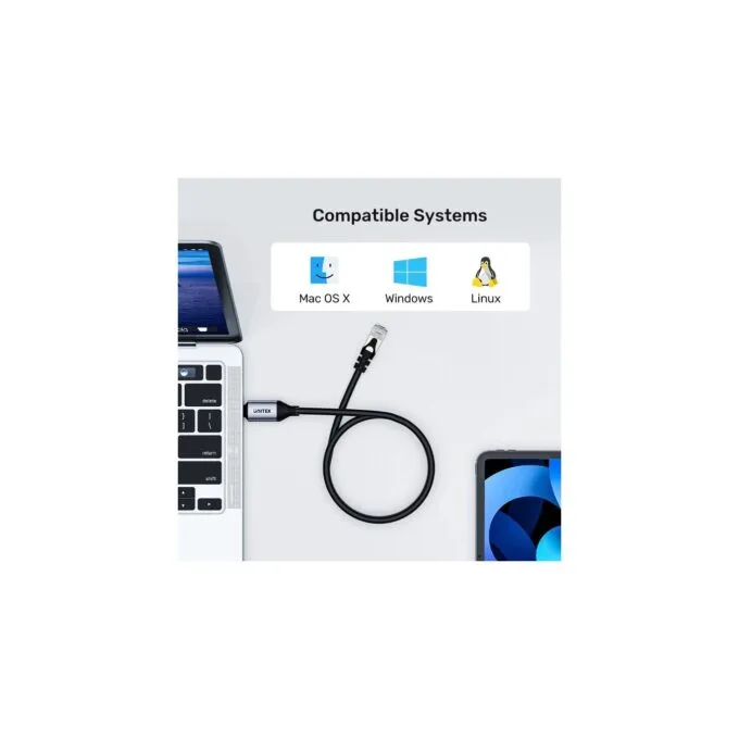 Unitek Converter USB-C to Gigabit Ethernet Cable - C18148AGY-3M - 3.0m — image 6