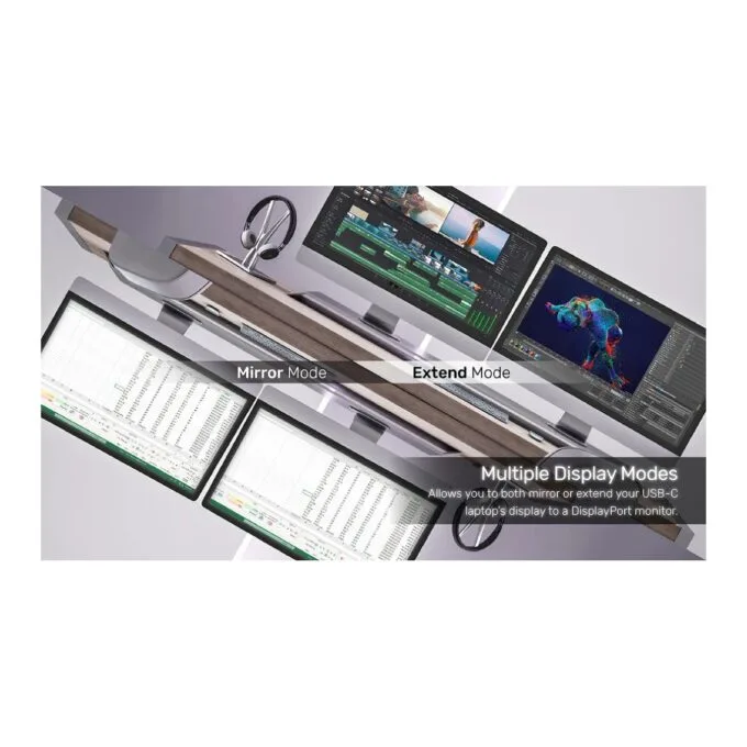 Unitek Converter - V1423C - USB-C to DP1.4 Cable 8K60Hz 1.8m — image 8