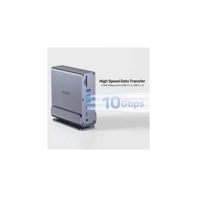 Unitek D1135A 15in1 USB-C Hub - Triple 4K M1 MacBook PD100W — image 9