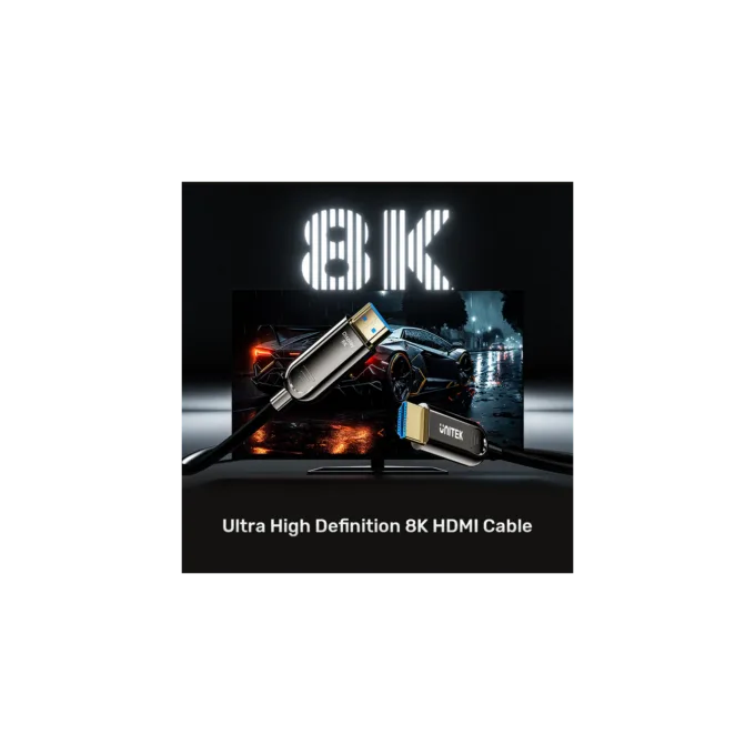Unitek Fiber Optic HDMI 2.1 Cable - C11085GY-50M - 8K60Hz, 50.0m — image 3